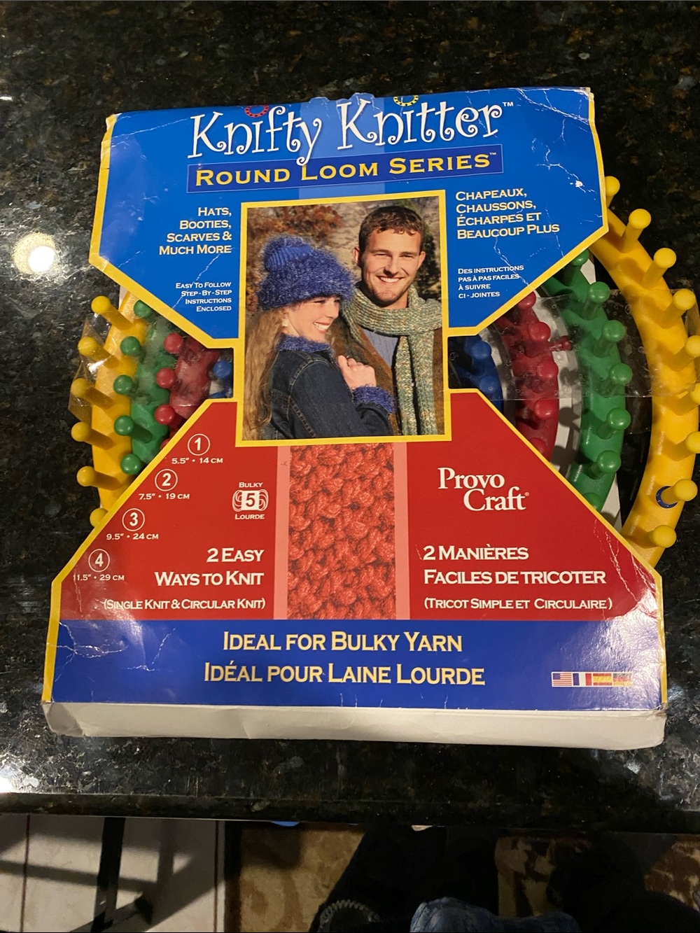 Vintage Knitty Knitter Set of 4 Looms